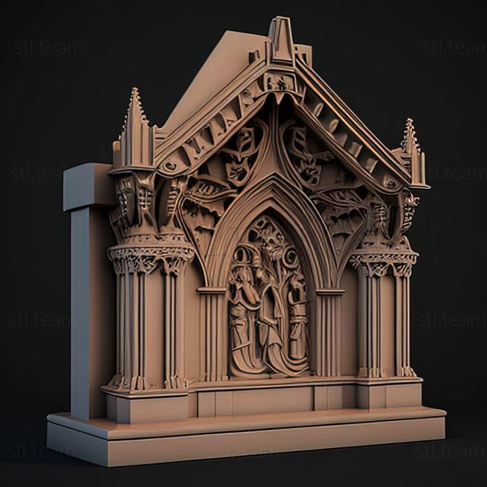 3D модель Церковь (STL)